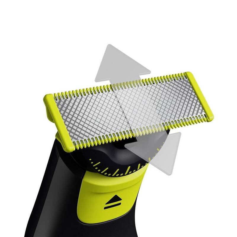 PHILIPS QP6542/15, čierna/zelená