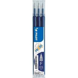 PILOT Náplň do rolleru "Frixion Ball/Clicker", modro-čierna, 0,25 mm, stierateľná, 3 ks