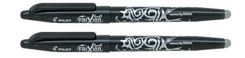 PILOT Roller "Frixion Ball", čierny, 0,7/0,35 mm, stierateľný, 2 ks v balení