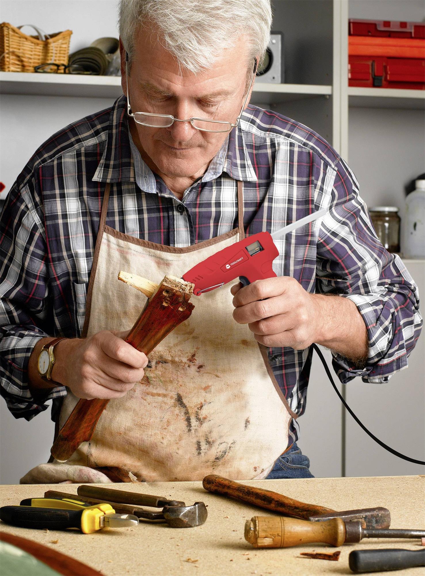 Pištoľ na tavné lepidlo Toolcraft TC-HKP-11 11 mm 25 W 230 V