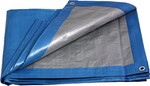 Plachta zakrývací PROFI, 2 x 3 m, modro - stříbrná