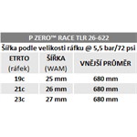 Plášť Pirelli P ZERO Race TLR Classic, 26 - 622, SPEEDCore, 120 tpi, SmartEVO, Classic