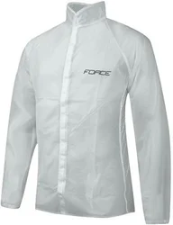 pláštenka FORCE PVC číra, suchý zips M 90708M