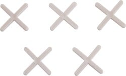 Plastové krížiky na dlaždice, 2,5 mm, 200 ks