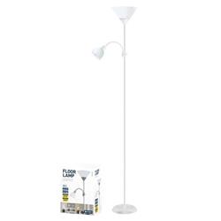 Platinet PFLF066W podlahová lampa E27 + E14, bílá