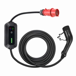 Platinet přenosná EV nabíječka PPC32AT22 22kW (32A), CEE 5-pin / Type 2, délka 5m, Home Line, s adaptérem, černá