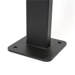 Platinet univerzální stojan PEVSTAND pro Wallboxy, pozink, držák kabelu, 120cm, černá