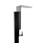 Platinet univerzální stojan se stříškou PEVSTANDUNI pro Wallboxy, pozink, držák kabelu, 130cm, černá