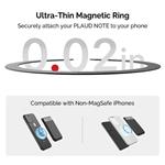 PLAUD NOTE Accessory Kit Black - Nabíječka a magnetický clip, černá