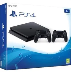 PlayStation 4 Slim 1TB, černá + druhý DS4