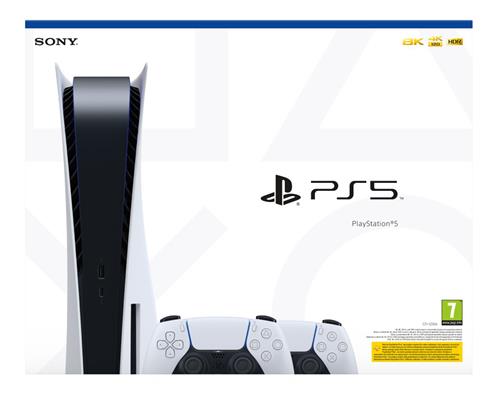PlayStation 5 + 2x DualSense White