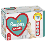 Plienky Pampers Pants Veľkosť 3, 128 ks, 6kg-11kg