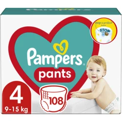 Plienky Pampers Pants Veľkosť 4, 108ks, 9kg-15kg