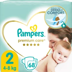 Plienky Pampers Premium Care veľkosť 2, 4kg-8kg, 68ks