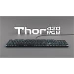 Plochá mechanická herná klávesnica GENESIS THOR 420, US layout, RGB