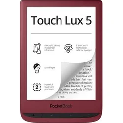 Pocketbook 628 Touch Lux 5 - Ruby Red, červená PB628-R-WW