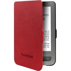 PocketBook pouzdro Shell pro 614/615/624/626, černo-červená