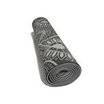 Podložka LIFEFIT YOGA MAT MANDALA DUO, 183x58x0,6cm, černá