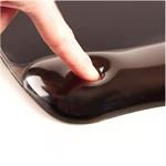 Podložka pod myš a zápästie Fellowes CRYSTAL Gel Black