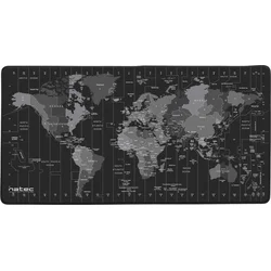 Podložka pod myš Natec Mapa časových pásiem, 40x80cm