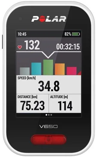 polar v650 power meter
