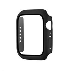 Polykarbonátové puzdro COTEetCI s ochranou obrazovky pre Apple Watch 45 mm čierne