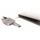 PORT CONNECT USB-C HUB, 4x USB 3.0, šedý