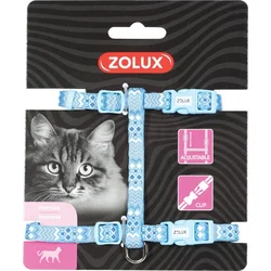Postroj pre mačky Zolux ETHNIC nylon modrý