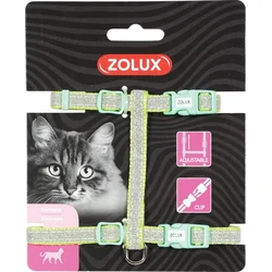 Postroj pre mačky Zolux SHINY nylon zelený