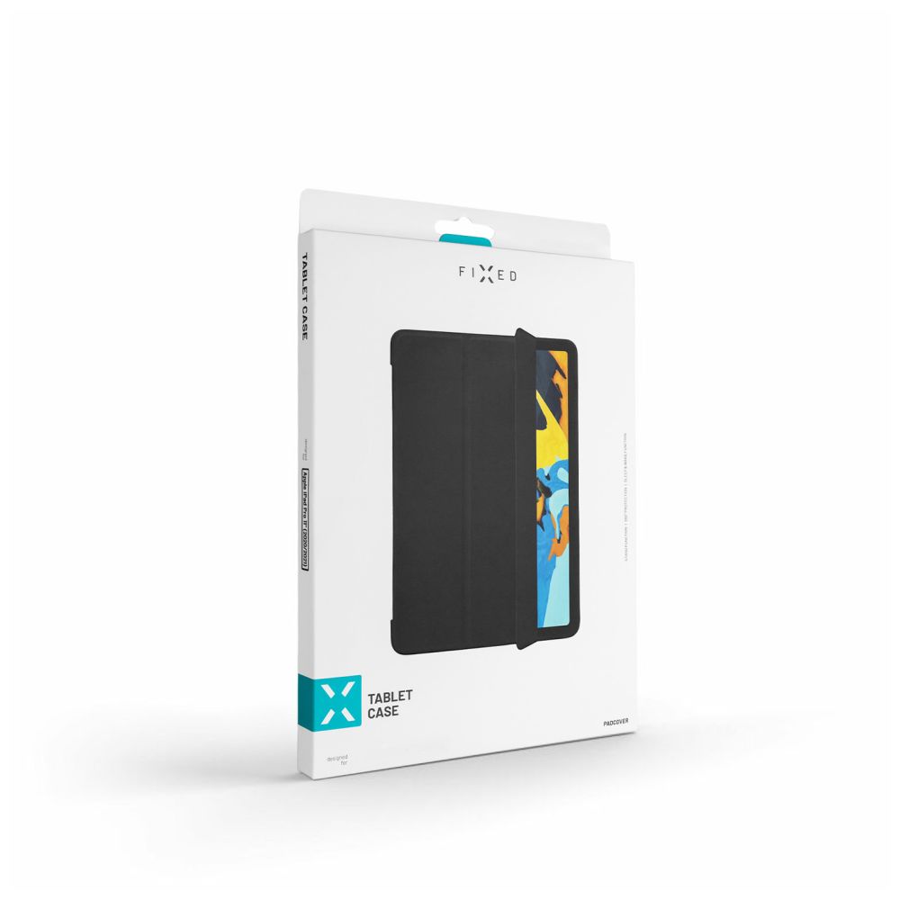 Pouzdro FIXED Padcover pro Apple iPad 10,9" (2022) se stojánkem, podpora Sleep and Wake, černé
