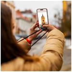 Pouzdro FIXED Pure Neck s černou šňůrkou na krk pro Apple iPhone 15 Pro Max