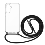 Pouzdro FIXED Pure Neck s černou šňůrkou pro Samsung Galaxy A36 5G/A56 5G