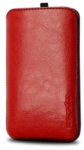 Pouzdro Redpoint Blaze, pull out, PU kůže, velikost XL+, červené