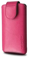 Pouzdro Redpoint Sarif se zavíráním, PU kůže, velikost 5XL, růžové