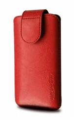 Pouzdro Redpoint Sarif se zavíráním, PU kůže, velikost 6XL, červené