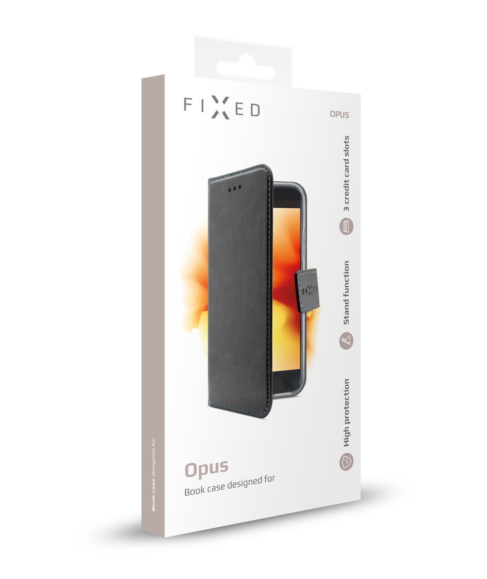 Pouzdro typu kniha FIXED Opus pro Apple iPhone XS Max, černé