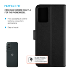 Pouzdro typu kniha FIXED Opus pro Motorola Moto G55 5G, černé