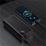 Power banka Baseus Adaman 40000mAh 22,5W 3x USB-A/micro USB/USB-C čierna