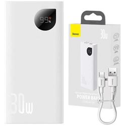 Power banka Baseus Adaman2 10000mAh 30W 2xUSB/USB-C biela