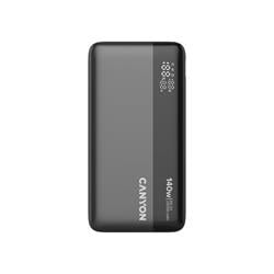 Power banka CANYON PB-240, 25000mAh PD140W, tmavosivá