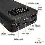 Power banka Viking go10, 10000 mAh, čierna