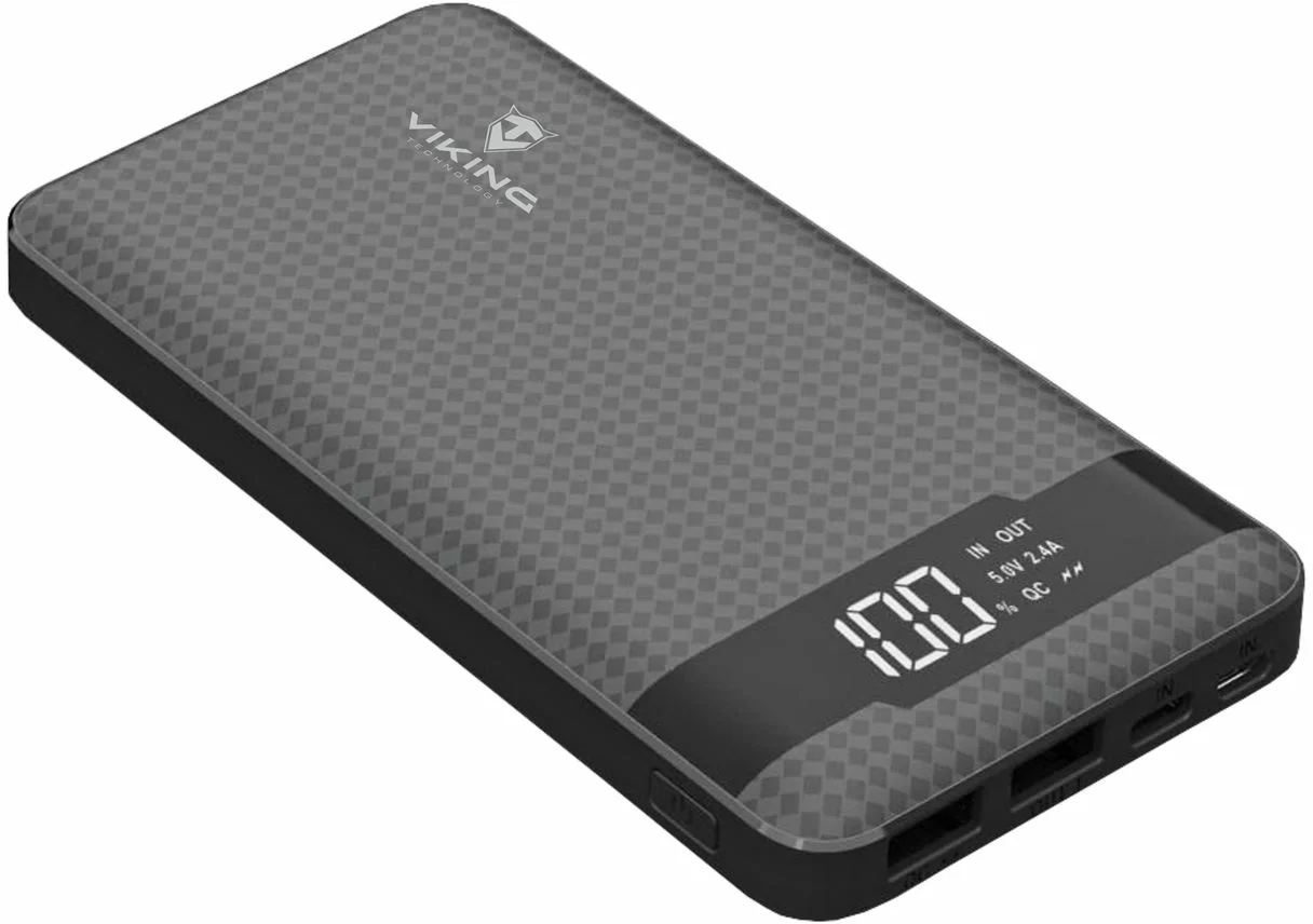 Power banka Viking PN-961, QC3.0, 10000 mAh, čierna