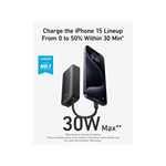 Powerbank Anker 545 10000mAh, 30W s káblom USB-C čierna