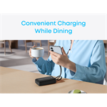 Powerbank Anker Zolo 20000mAh, 45W s 2xUSB-C káblom čierna