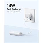 Powerbank Baseus Compact 5000mAh 20W Lightning biela