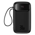 Powerbank Baseus Qpow2 20000mAh, 30W, s káblom USB-C čierna