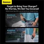 Powerbank Baseus Star-Lord 30000mAh, 22,5W čierna