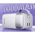 Powerbank ColorWay 50 000 mAh, 1x USB QC3.0/ USB-C/ Lightning/ 22,5 W/ biela