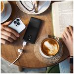 Powerbank FIXED Zen 20 s LCD displejom a výstupom PD 20 W, 20 000 mAh, čierna