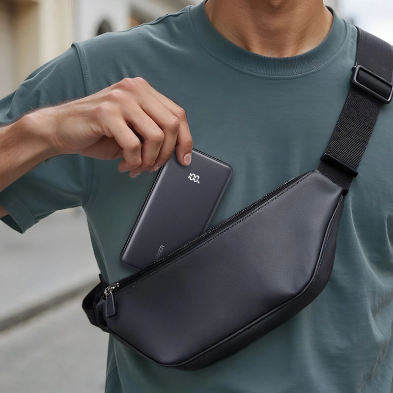 Powerbanka Anker Zolo 20 000 mAh, 22,5 W s káblom USB-C, čierna